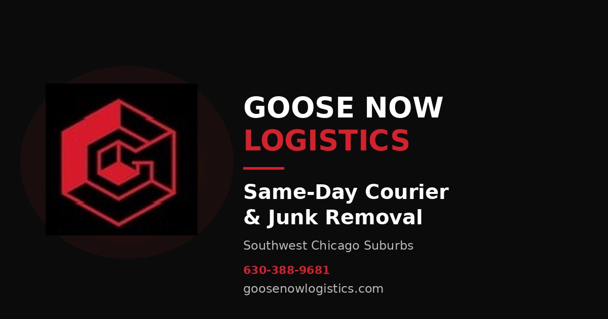 Goose Now Logistics — Junk Removal & Clean-Outs